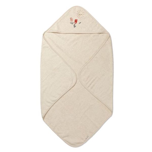 Petal Embroidered Baby Hooded Towel - Harmony