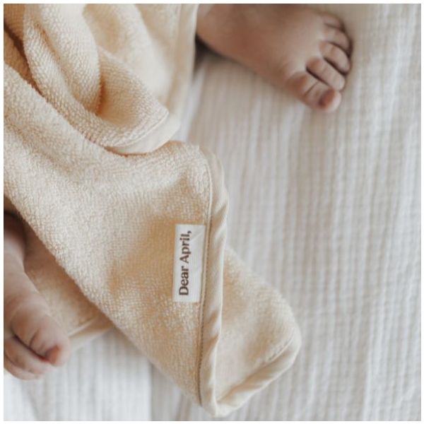 Petal Embroidered Baby Hooded Towel - Harmony