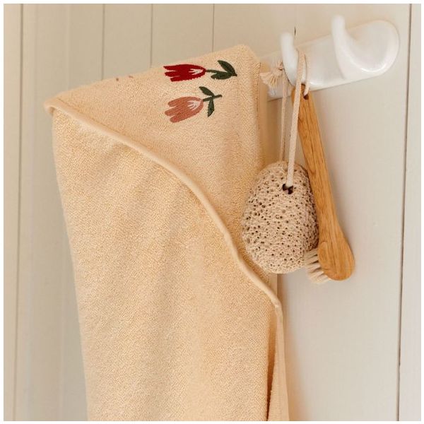 Petal Embroidered Baby Hooded Towel - Harmony