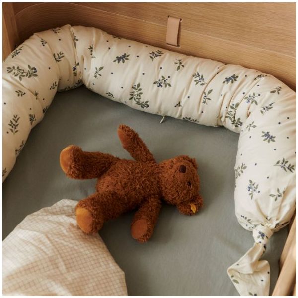 Skye Snake Cot Bumper - Blueberries