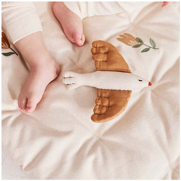 Tapis d'éveil brodé Meri - Oiseaux