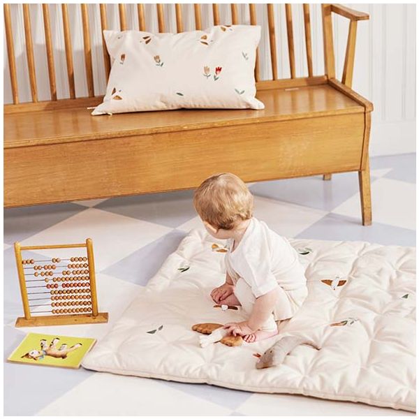 Tapis d'éveil brodé Meri - Oiseaux