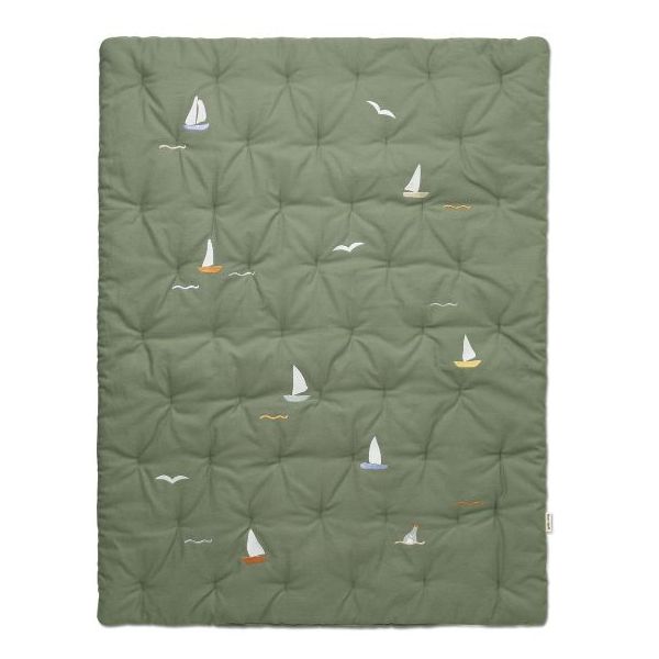 Tapis d'éveil brodé Meri - Voiliers