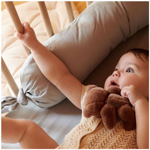 Tour de lit boudin Skye - Bleu