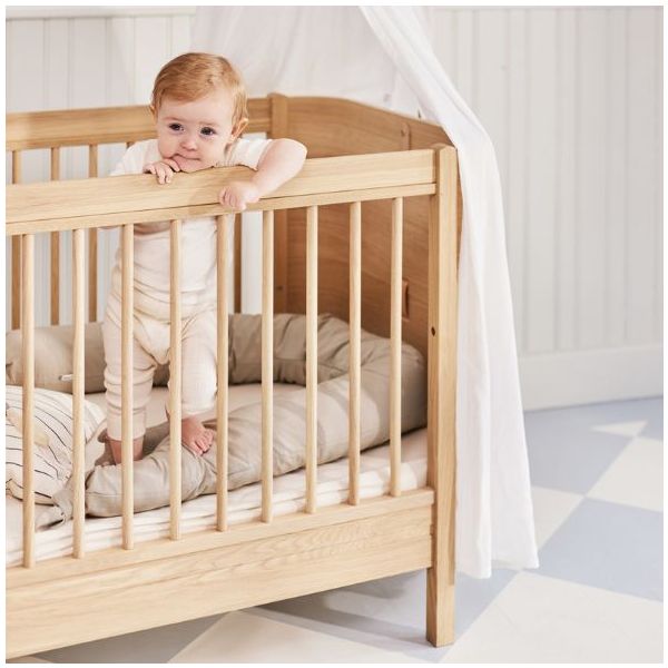 Tour de lit boudin Skye - Gris Souris