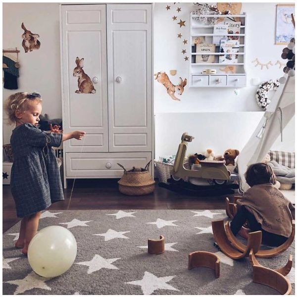 Wallstickers - Happy Rabbits Wonderland