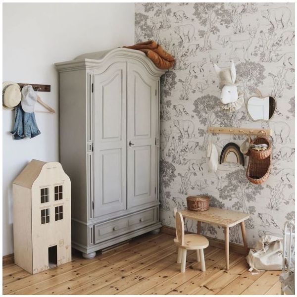 Papier peint Animaux - Blanc