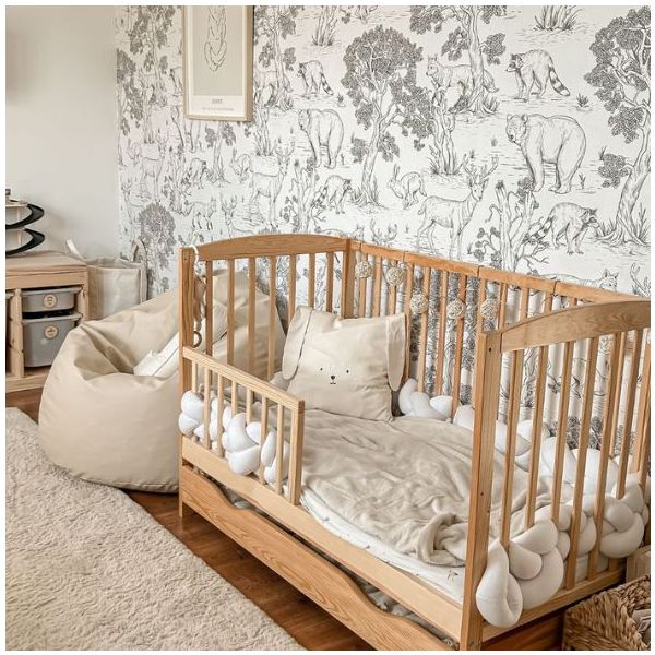 Papier peint Animaux - Blanc