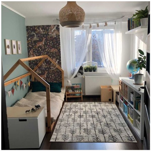 Papier peint Animaux de la Forêt - Foncé