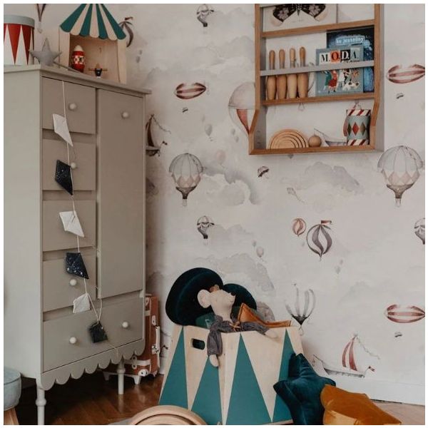 Papier peint Aventure en Montgolfière