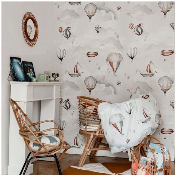 Papier peint Aventure en Montgolfière