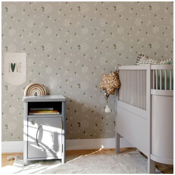 Papier peint Bouquets Blancs