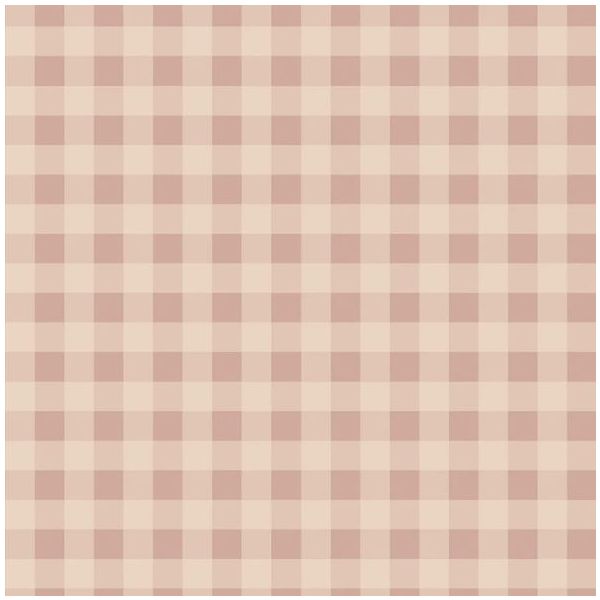Check Minimini Wallpaper - Pink / Cream