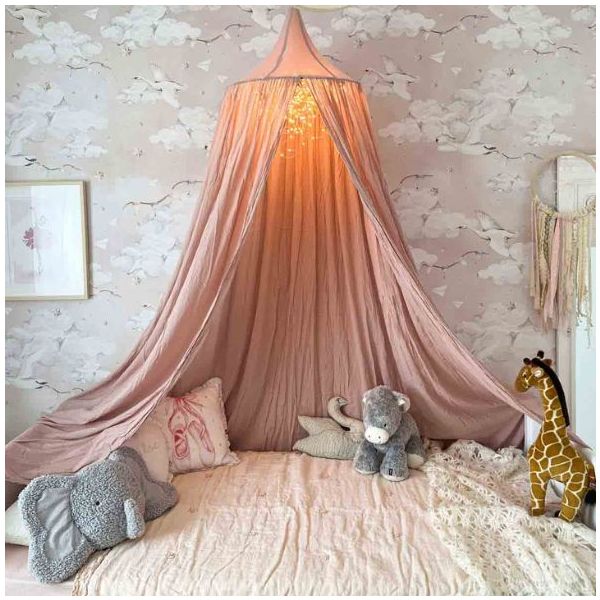 Papier peint Cygnes Magiques - Rose