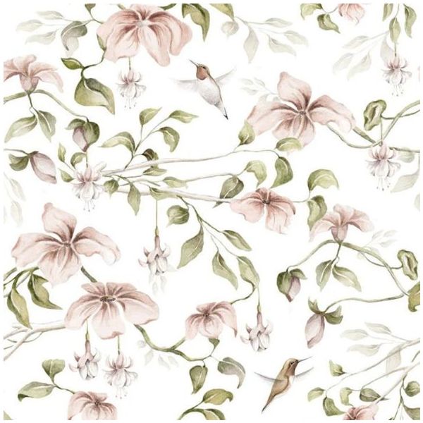 Between the Paradise Trees Wallpaper - White