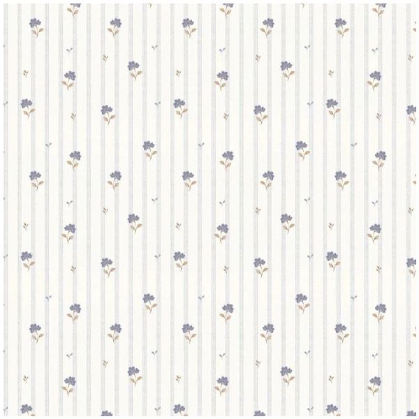 Tapete Retro-Blumen