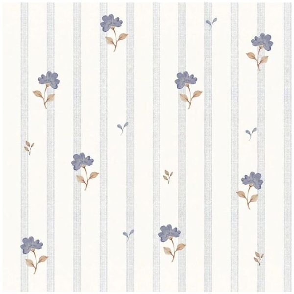 Tapete Retro-Blumen