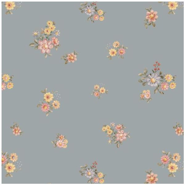 Papier peint Fleurs Minimini - Foncé