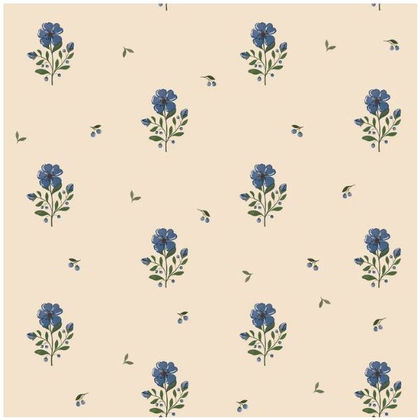 Dreamy Vintage Flowers Wallpaper