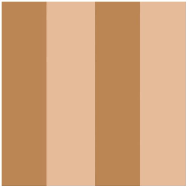 Papier peint Grandes Rayures - Rose / Caramel