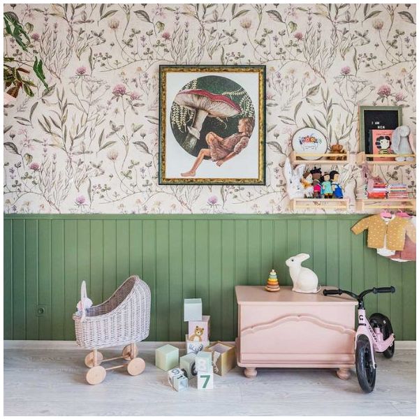 Papier peint Illustration Botanique - Vintage