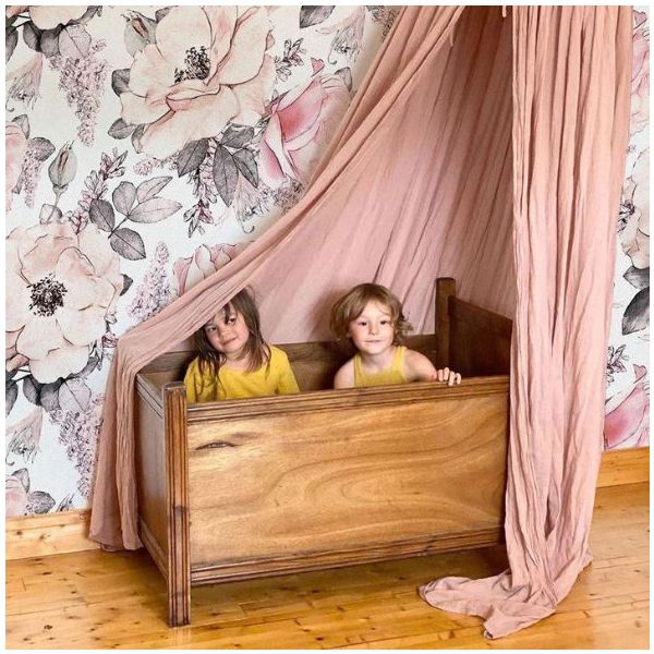 Papier Peint Jardin - Rose