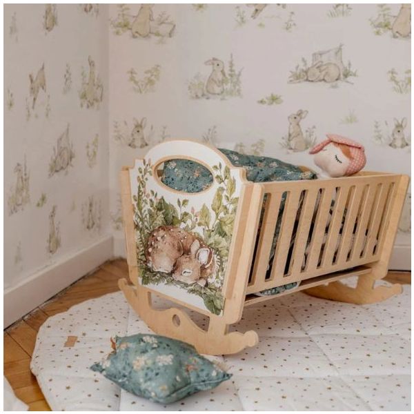 Papier peint Lapins - Beige