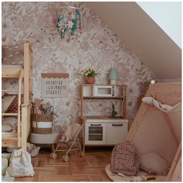 Papier peint Lapins Cache-cache