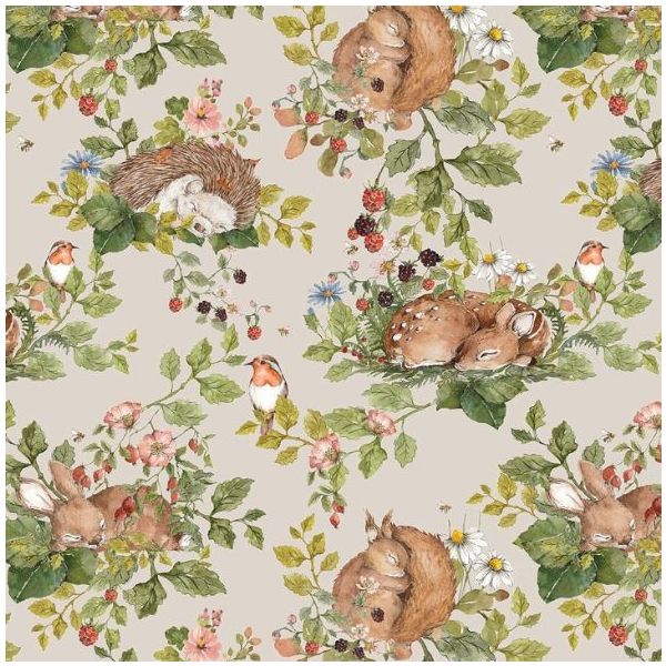 Papier peint Petits Animaux Endormis