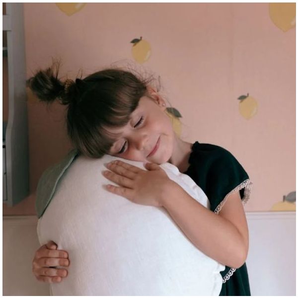 Papier peint Petits Citrons - Saumon