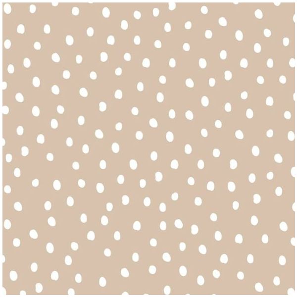 Papier peint Pois Irréguliers - Beige