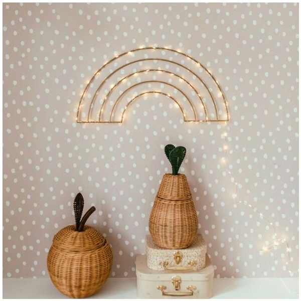 Papier peint Pois Irréguliers - Rose poudre