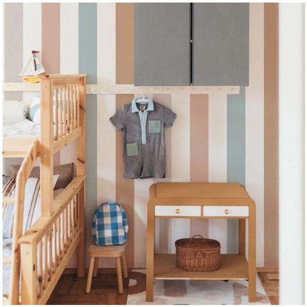 Papier peint Portofino - Rayures Colorées