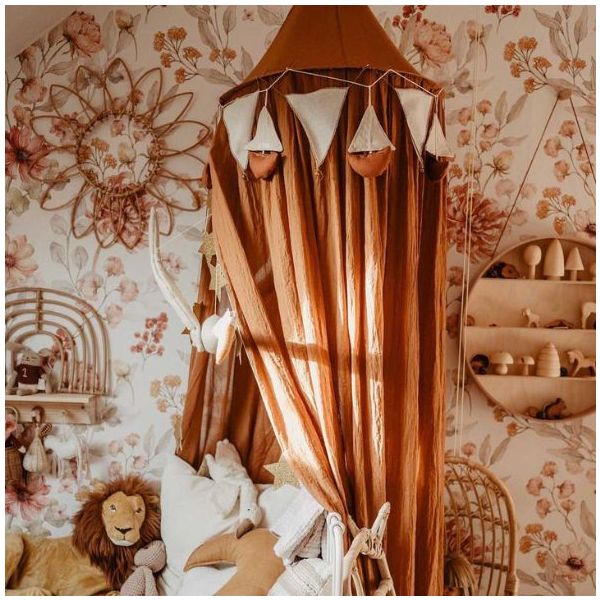 Papier peint Prairie d’automne - Blanc