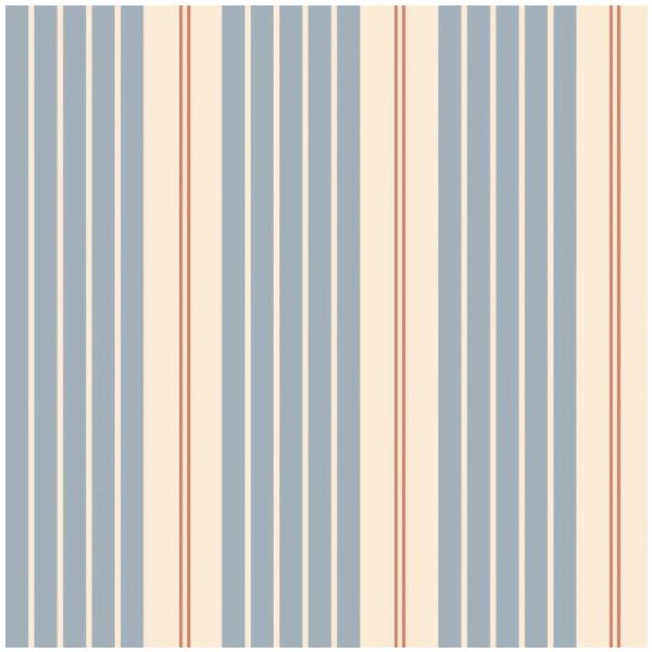Stripes Wallpaper - Vintage Classic Blue
