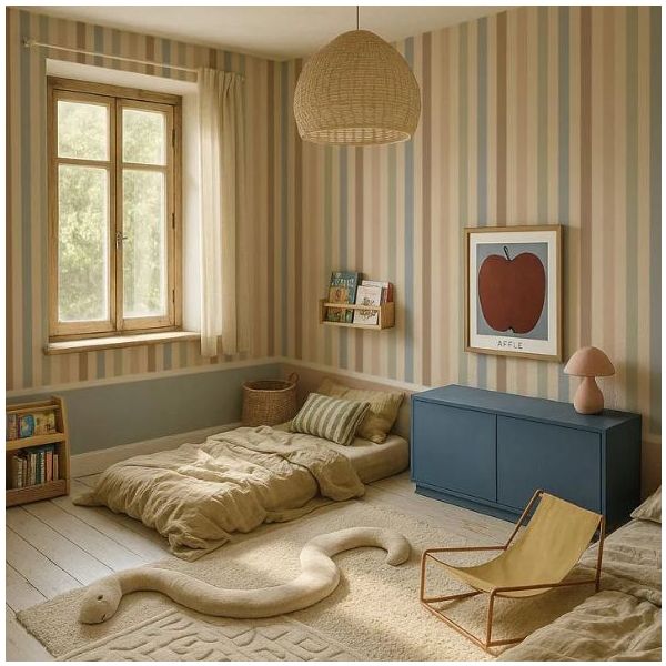 Stripes Wallpaper - Neutral