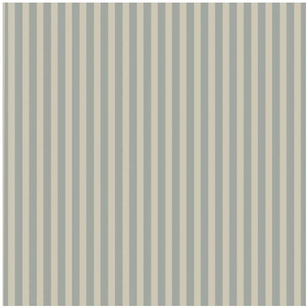 Papier peint Rayures Vintage - Beige / Bleu