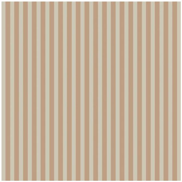 Papier peint Rayures Vintage - Beige / Marron