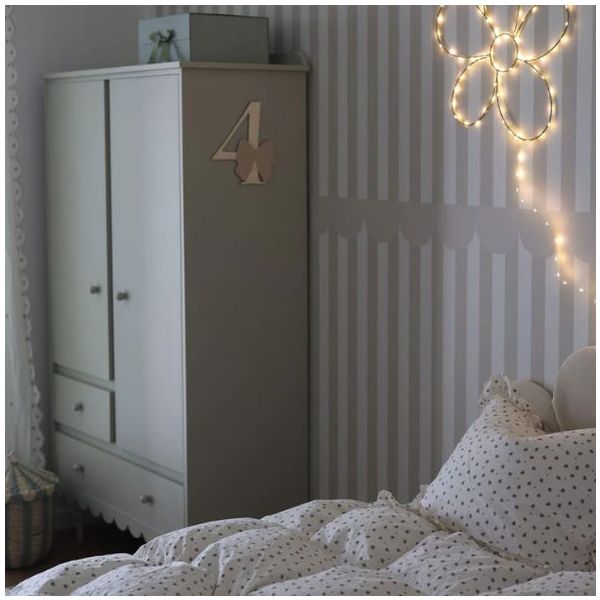 Papier peint Rustique - Beige / Blanc