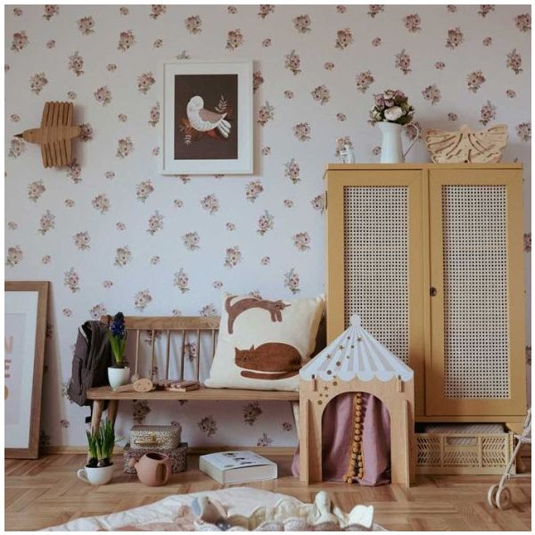 Papier peint Souvenirs Floraux