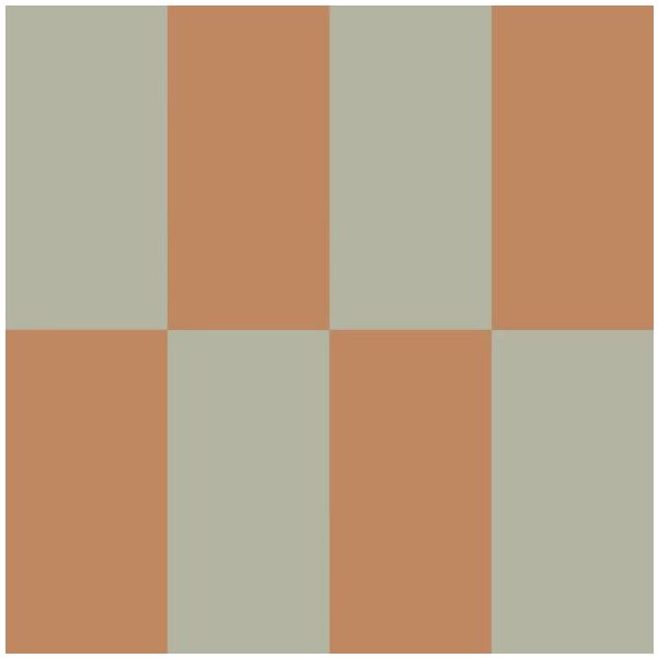 Upside Down Wallpaper - Stripes Green / Brown