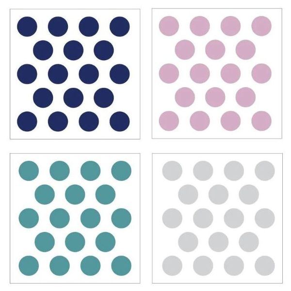 Wallstickers - Confetti Multi