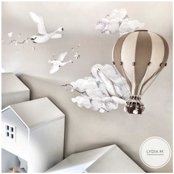 Sticker mural - L - Cygnes