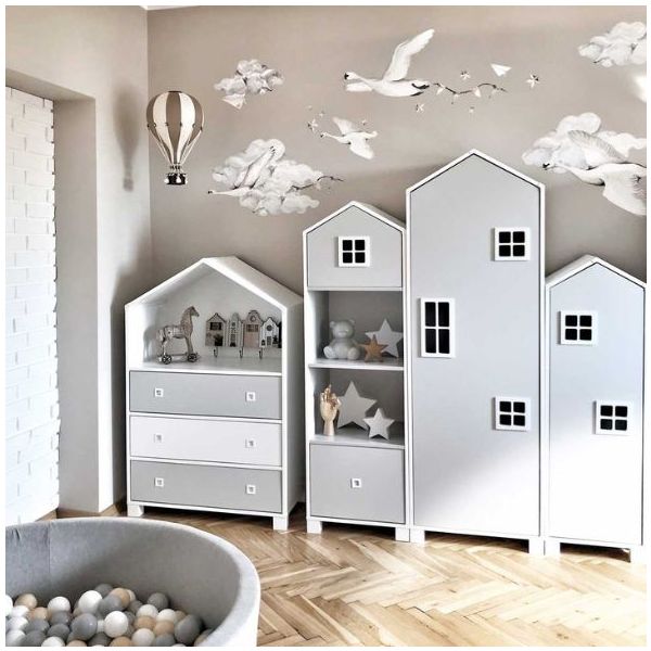 Sticker mural - L - Cygnes