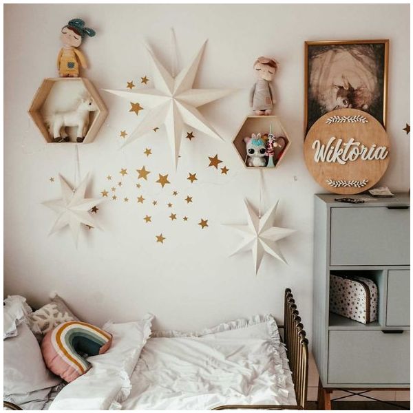 Wallstickers - Stars Gold