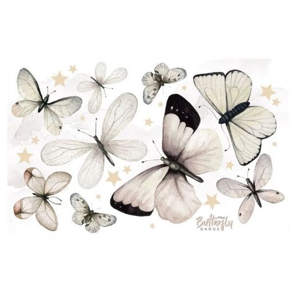 Sticker mural - S - Papillons