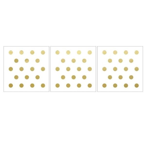 Sticker mural - Pois Doré