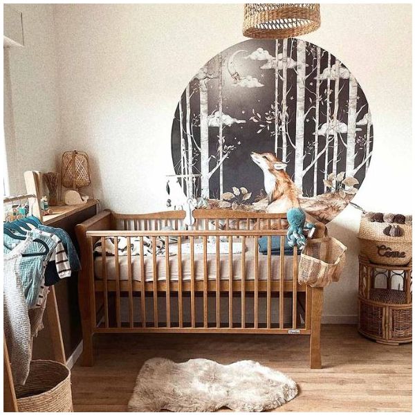 Round Wallsticker - Fox