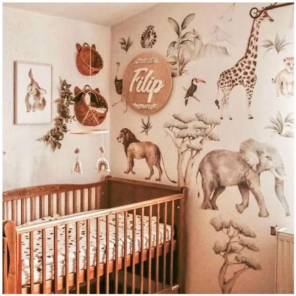 Wallstickers - L - Savanna Wonderland