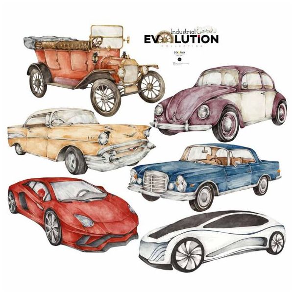 Wallstickers - History of Cars